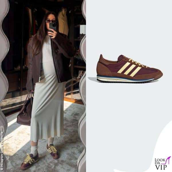 Giulia Valentina in look Marni e scarpe Adidas