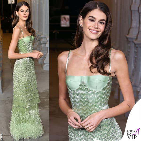 Kaia Gerber in Gucci 