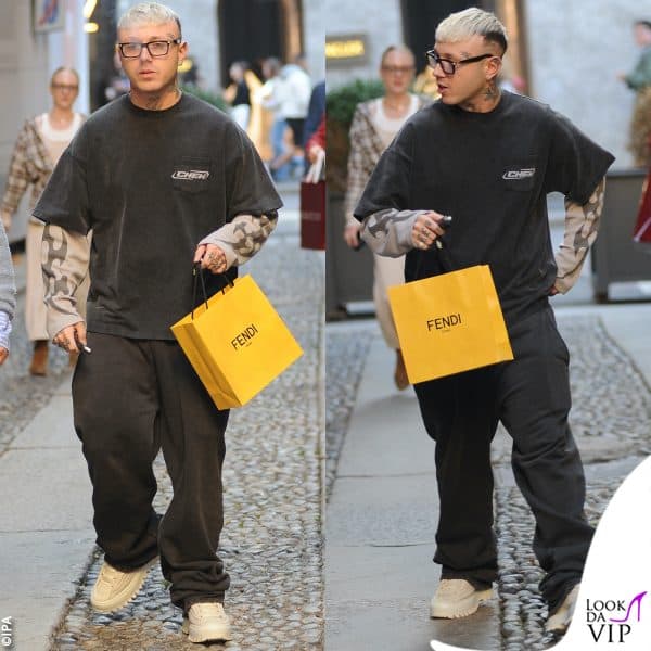 pantaloni della tuta e maglietta Chew Forever per Lazza 