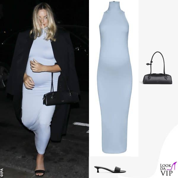 abito Bumpsuit, borsa Alaia, mule The Row