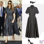 I look Dior di Melania Trump per l'election day