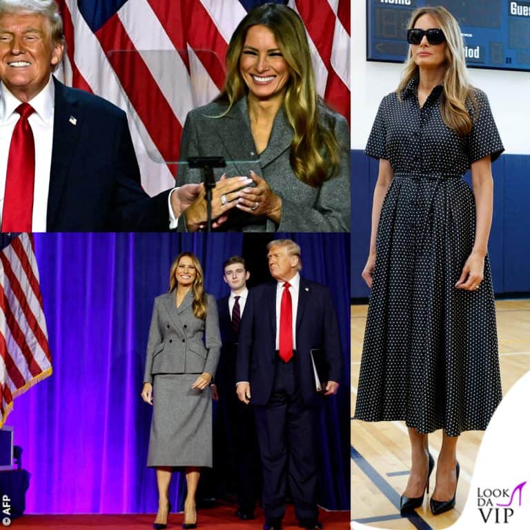 I look Dior di Melania Trump per l'election day