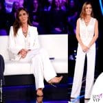 Silvia Toffanin This is me 2 puntata tailleur bianco Dolce Gabbana