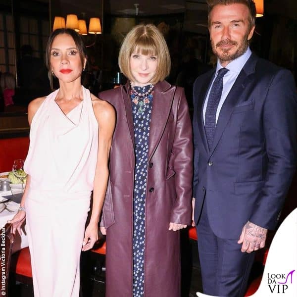 i Beckham con Anna Wintour al summit Forces of Fashion