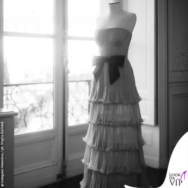 l'abito haute couture disegnato da Alessandro Michele 
