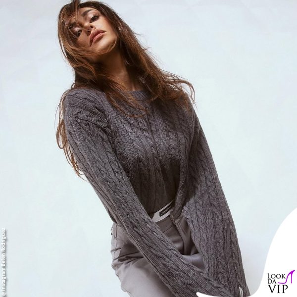 Belen sfoggia i brand di famiglia: outfit Hinnominate 