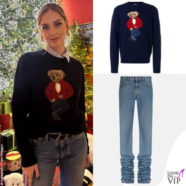 maglione Ralph Lauren, jeans The Attico 