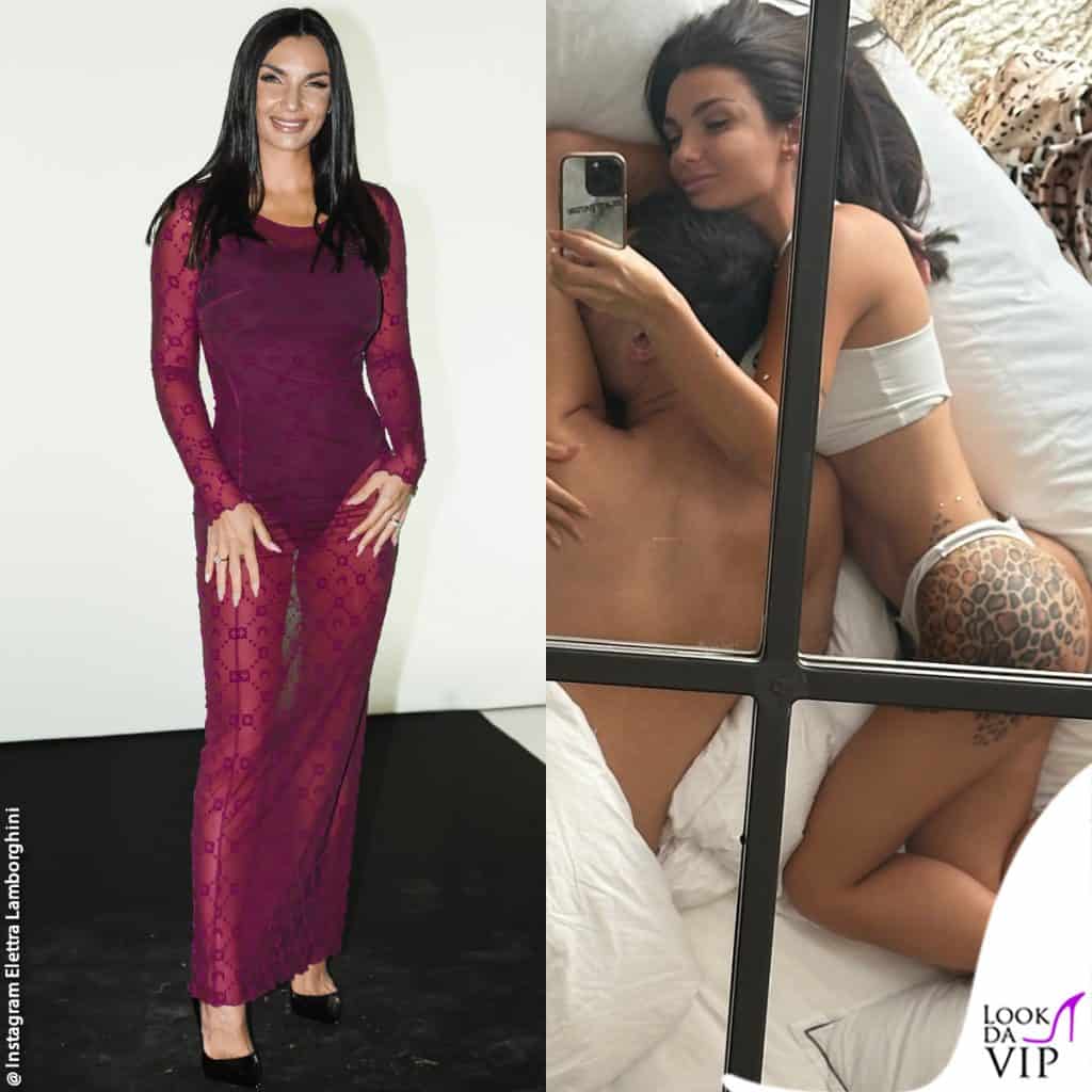 Elettra Lamborghini in Marine Serre allo Spotify Gala