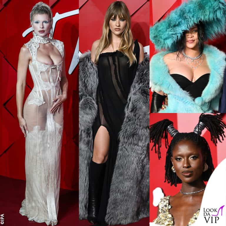 I look delle star sul red carpet dei fashion awards 2024