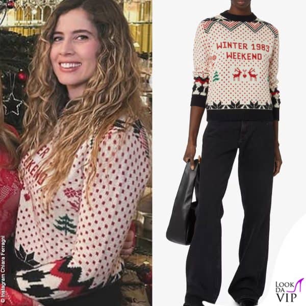 Francesca Ferragni sceglie un pullover Max Mara
