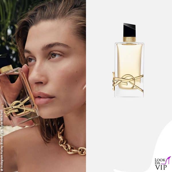Hailey Bieber, profumo Saint Laurent "Libre" (135 euro)