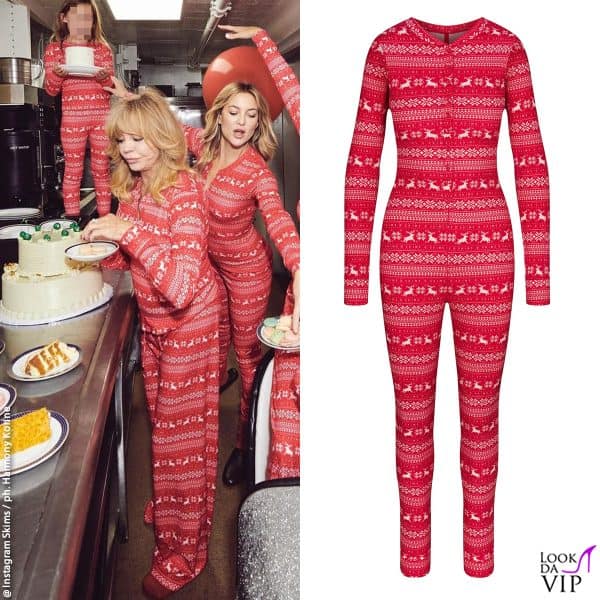 Kate Hudson e Goldie Hawn con la jumpsuit Skims 