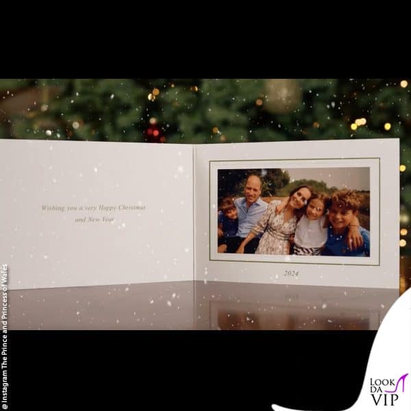 la Christmas card di Kate Middleton e del principe William 