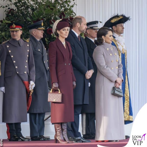 le foto di rito con l'emiro del Qatar e la moglie 