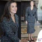 I look di Letizia di Spagna in visita in Italia