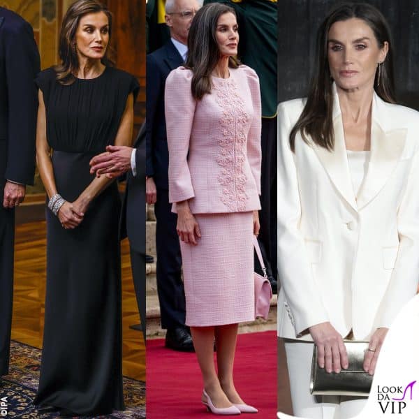I look di Letizia di Spagna in visita in Italia