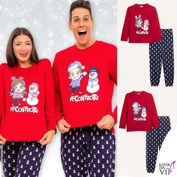 I Me Contro Te sfoggiano il pigiama Yamamay con i loro cartoon 