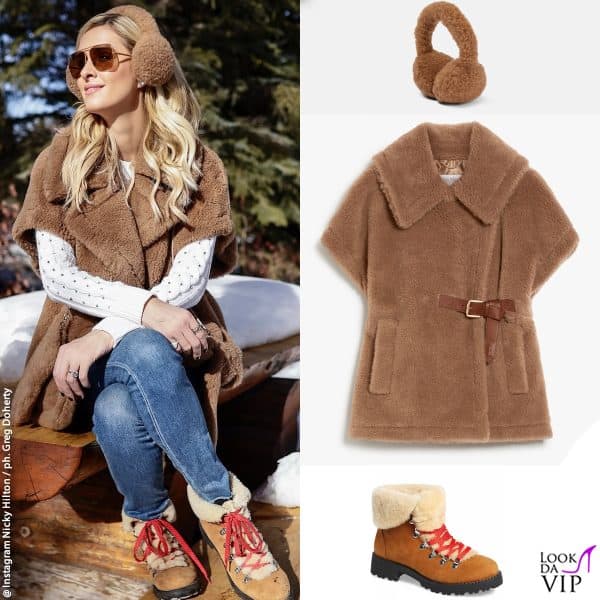 cappa e paraorecchie Max Mara, boots J Crew