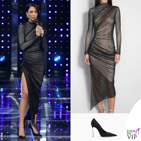 abito Mugler, pump Casadei 