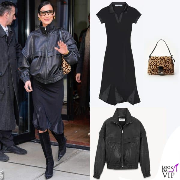 abito Tankair, bomber Saint Laurent, borsa Fendi 