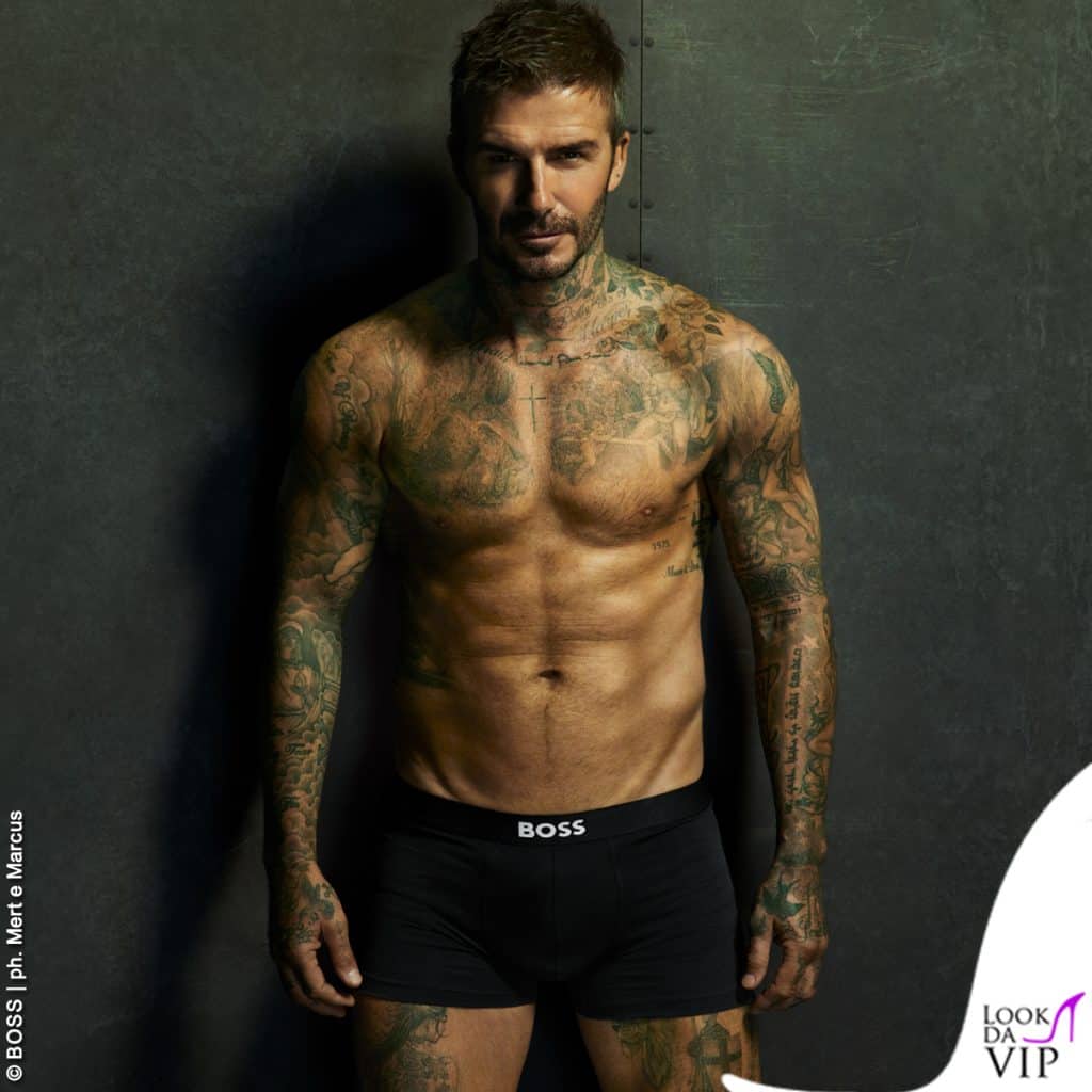David beckham protagonista nella campagna di intimo BOSS