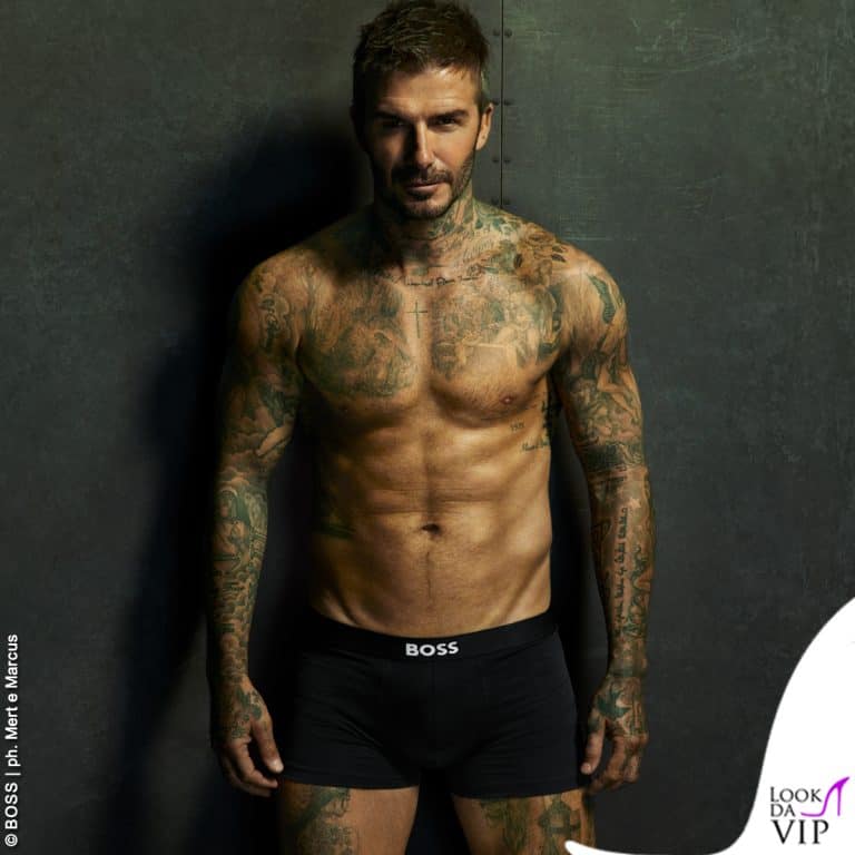 David beckham protagonista nella campagna di intimo BOSS
