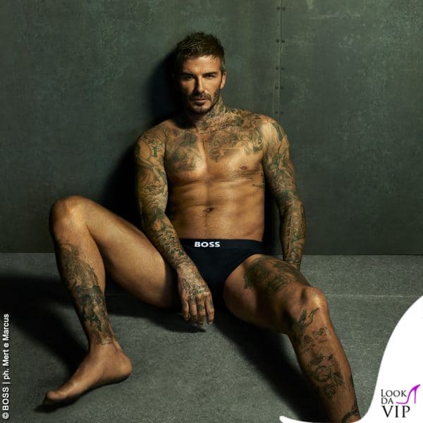 David Beckham nella campagna "One Underwear" di BOSS 