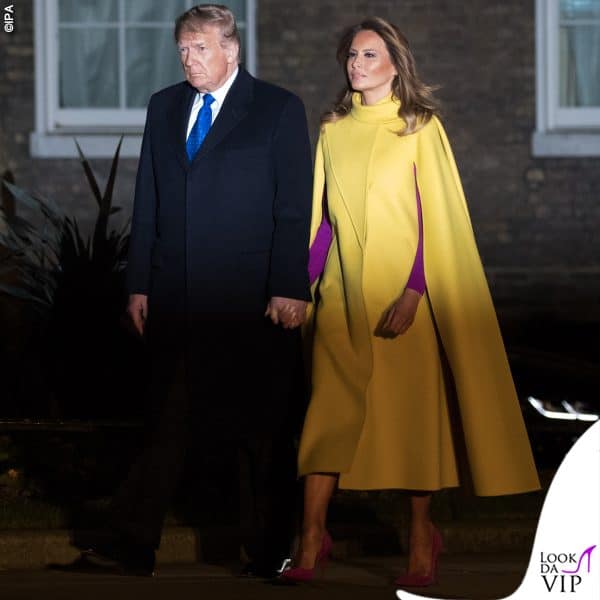 al vertice Nato a Londra nel dicembre del 2019 (cappotto Valentino per Melania) 