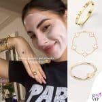 Giulia De Lellis mostra l'anello del suocero e si mette ai fornelli