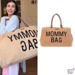 Giulia salemi prepara la borsa per il parto, ecco la Mommy bag