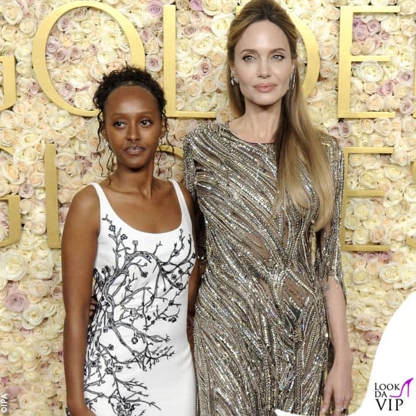 l'attrice era accompagnata dalla figlia, Zahara Jolie 