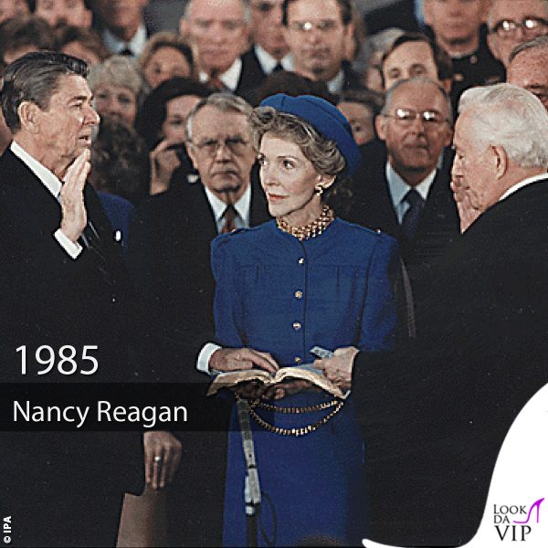 Nancy Reagan in Adolfo 