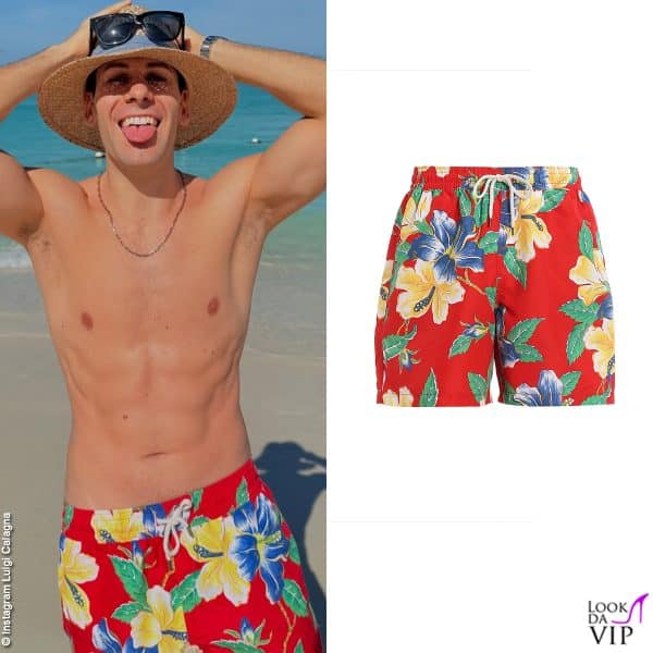 Luigi Calagna (Luì dei Me Contro Te) ha scelto un costume 
Polo Ralph Lauren