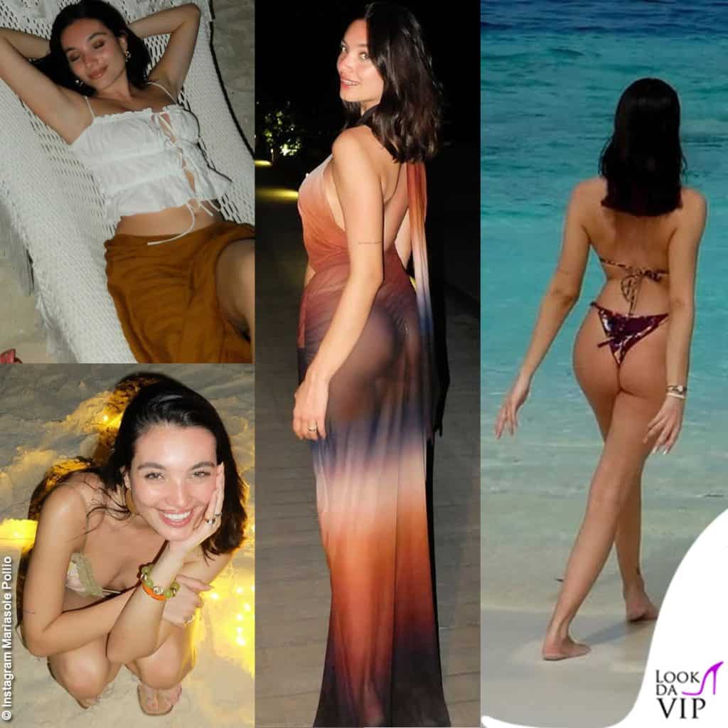 Mariasole Pollio alle Maldive prima di Sanremo