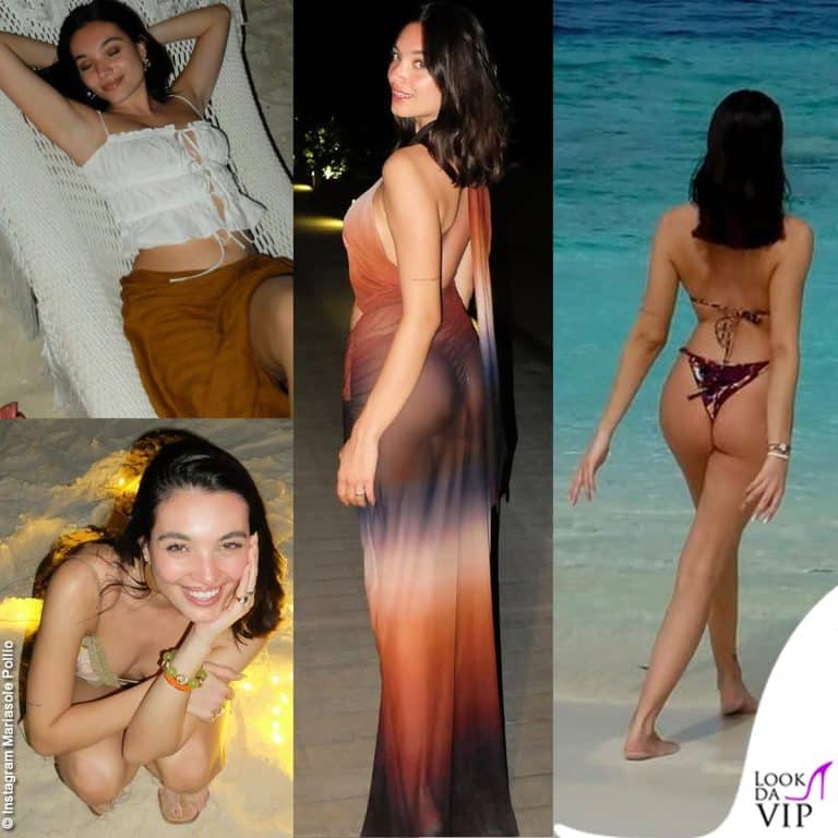 Mariasole Pollio alle Maldive prima di Sanremo
