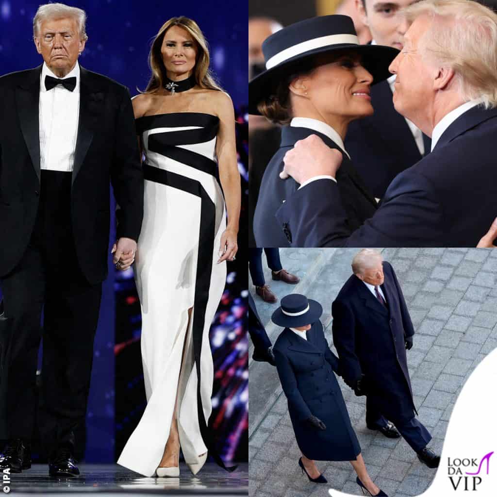 I look di Melania Trump all'Inauguration Day 2025