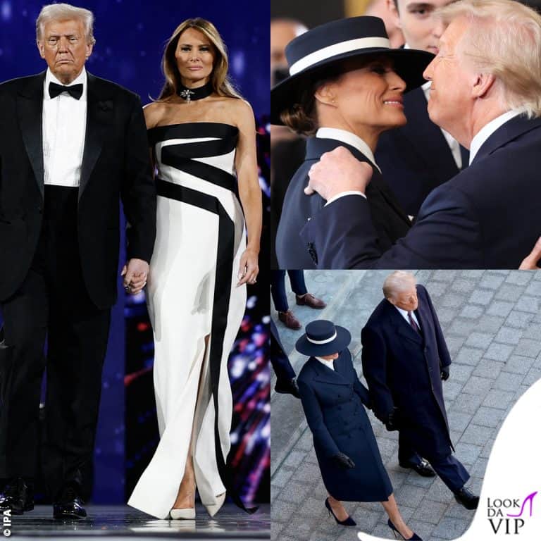 I look di Melania Trump all'Inauguration Day 2025