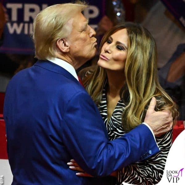 alcuni scatti del passato di Donald e Melania Trump in momenti di affiatamento