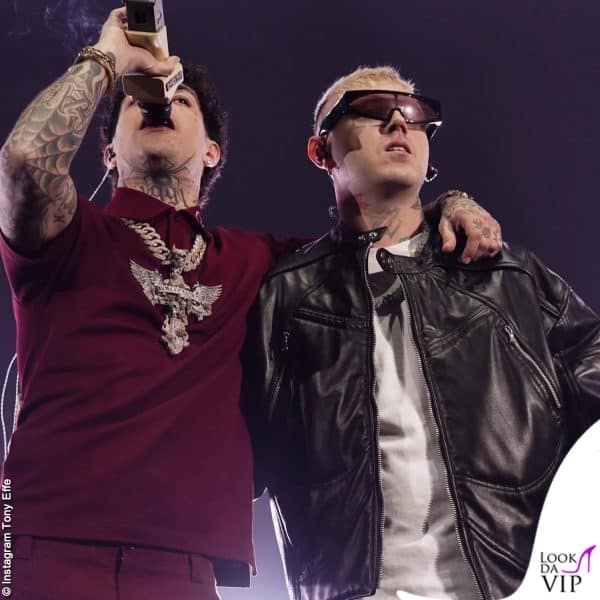 Sul palco con Lazza