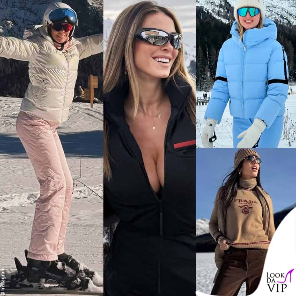 I look delle vip sulla neve, tra accessori di lusso e tute tecniche