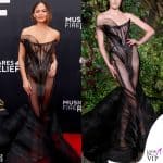 trend sheer: le star vanno pazze per gli abiti trasparenti