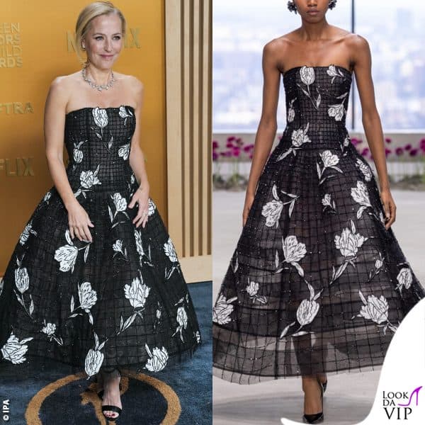 abito Carolina Herrera, gioielli Martin Katz 