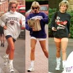 Meghan Markle con la felpa Northwestern di Lady Diana
