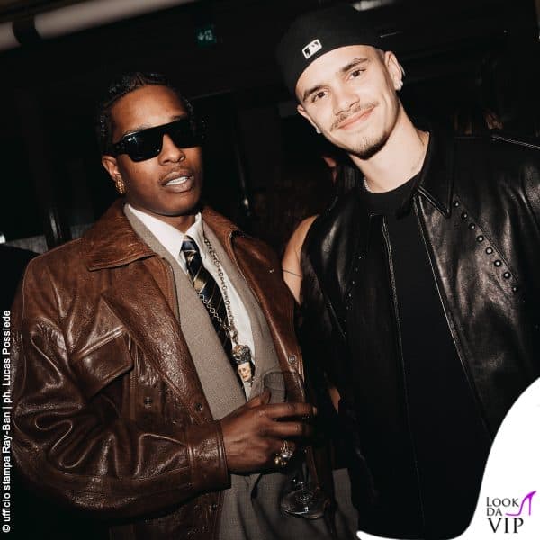Asap Rocky e Romeo Beckham da Rayban 