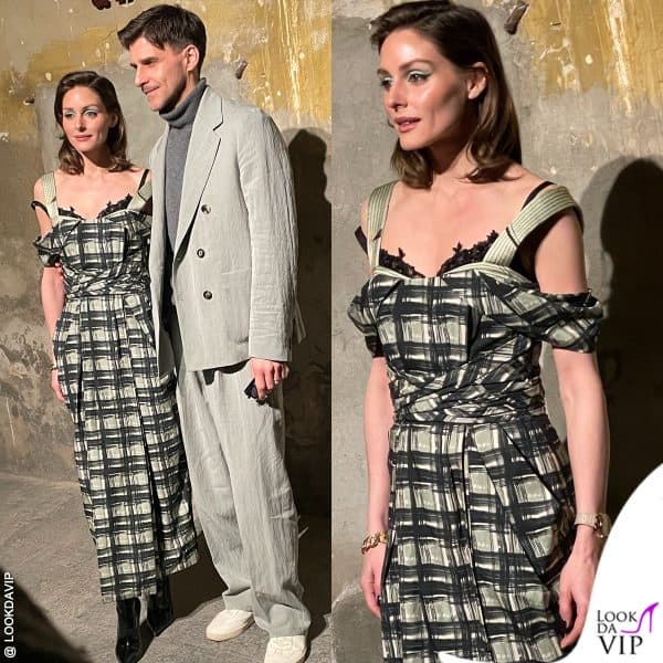 Olivia Palermo con in marito, Johannes Huebl, da Antonio Marras