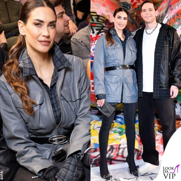 look abbinato per Melissa Satta e Carlo Gussalli Beretta da Diesel 
