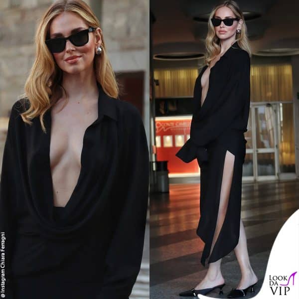 Chiara Ferragni con un look Francesco Murano 