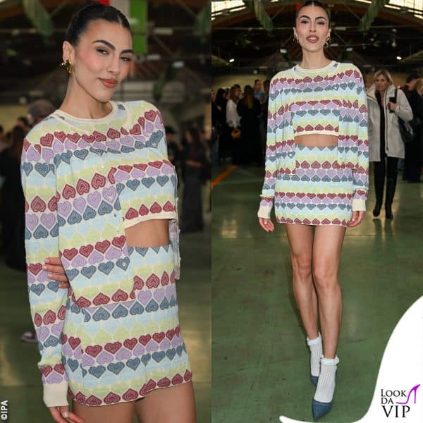 cuori multicolor per Giulia Salemi da Marco Rambaldi 