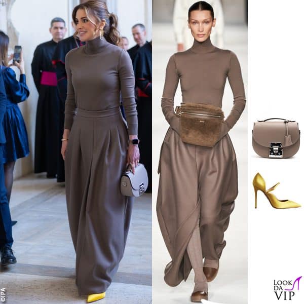 outfit Max Mara, borsa Moynat, pump Aquazzura 