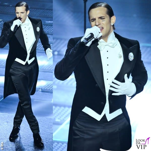 Primo posto per Achille Lauro, sempre in Dolce&Gabbana - il frac della serata inaugurale 